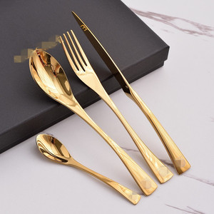 Wholesale Customized Western Style Luxury Cutlery Set 304 Stainless Steel <b>Flatware</b> Set - Product Image 6