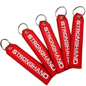 Hot Selling Custom Embroidered Embroidery Keychain Jet Zipper Pull <b>Car</b> <b>Key</b> Tag - Product Image 4