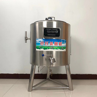 Petite machine de pasteurisation à tunnel 100L-200L, pasteurisation de lait par lots avec pompe comme composant principal