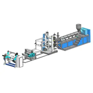 Máquina extrusora de doble tornillo Hojas de plástico Línea de producción de extrusión de tres capas