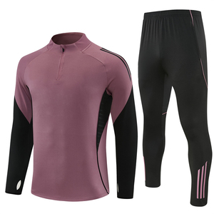 Uniforme de Entrenamiento de Secado Rápido con Media Cremallera y Estampado Otoño Invierno, Manga Corta, 25/26, Clubes Europeos de Madrid, Uniforme de Competición - Product Image 5