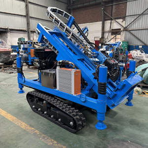 Highway Crawler Auger Drilling <span class=keywords><strong>Rig</strong></span> Mini Slope Protection DTH Drilling <span class=keywords><strong>Rig</strong></span> Mine Tunnel Shaft Máquina de perforación hidráulica neumática - Product Image 6