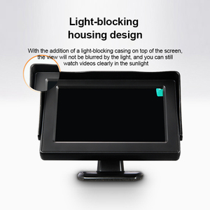 กระจกมองหลังในรถยนต์แบบ Plug & Play ขนาด 4.3 นิ้ว สำหรับดูแลเด็กทารกในรถยนต์ที่นั่งหันหลัง พร้อมกล้องมุมมองกว้าง รุ่น YB-403CA - Product Image 4