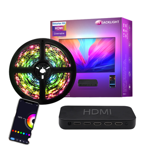 Alta calidad <span class=keywords><strong>Smart</strong></span> RGBIC RGB TV Backlight Sync Box <span class=keywords><strong>WiFi</strong></span> Fuente de luz <span class=keywords><strong>LED</strong></span> 12V Home Game Room WS2811 <span class=keywords><strong>Controller</strong></span> - Product Image 1