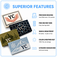 Étiquette tissée avec logo pour club de course, lettres claires et définies, pour uniformes, vêtements de travail, marqueur de mode personnalisé, fabricant de marquage