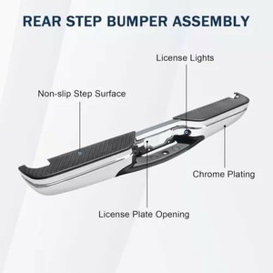 Panneaux de carrosserie automobile hautement recommandés, pare-chocs arrière pour <span class=keywords><strong>Ford</strong></span> F-150 <span class=keywords><strong>F50</strong></span> 1997-2004 - Product Image 4
