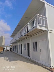 I produttori cinesi vendono direttamente case container a due piani di alta qualità ed espandibili per i lavoratori per vivere in prefabbricati - Product Image 6