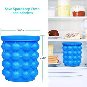 <strong>Space</strong> Saving Food Grade Silicone <strong>Ice</strong> Cube Bucket Silicone <strong>Ice</strong> Cube Maker Sprite <strong>Ice</strong> Cube Mould - Product Image 2