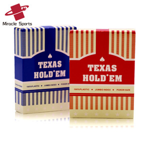 MIR Eco-Friendly Grand Caractère Pliant Texas Hold'em Poker <span class=keywords><strong>Solitaire</strong></span> Imperméable et Résistant à l'Usure Fabriqué en Plastique Durable - Product Image 5