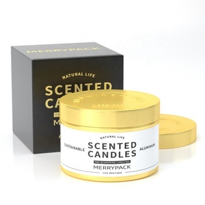 Envase de Aluminio para Velas de 50 ml, Latas Doradas para Velas, Embalaje para Velas - Product Image 4
