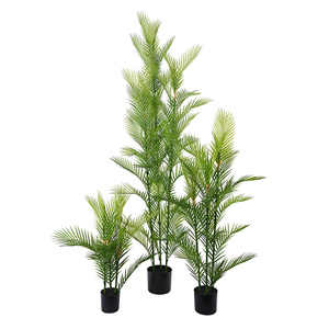 Vente directe d'usine, palmier artificiel en plastique à l'aspect naturel, faible <span class=keywords><strong>entretien</strong></span>, résistant aux UV, durable - Product Image 6
