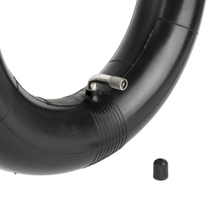 Cámara de aire Ulip 10x3 255x80 80/65-6 y neumáticos 90/65-6.5 con válvula en ángulo de 90 grados, tubo de goma reforzado con caja de color - Product Image 4