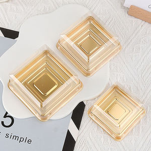 Yuxuan Caja de embalaje de exhibición desechable de plástico transparente para pastel de crema - Product Image 4