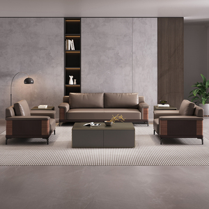 Luxury Modern Executive <strong>Office</strong> <strong>Sofa</strong> <strong>Bed</strong> Presidential Commercial Furniture Leather Set for Home <strong>Office</strong> &amp; Living Room - Product Image 3