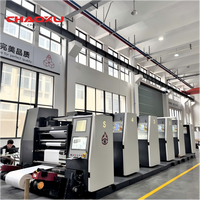 Mesin Cetak Flexo Bertenaga Servo Canggih untuk Tas Belanja dengan Sistem Tinta UV/Berbasis Air