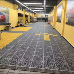 Revêtement de sol de garage en plastique emboîtable, type PVC, imperméable, antidérapant, carrelage de sol modulaire en vinyle pour piscine - Product Image 5