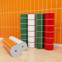 Autocollants muraux 3D modernes en briques, papier peint texturé imperméable DIY, vinyle PVC auto-adhésif pour salon, chambre, salle de bain
