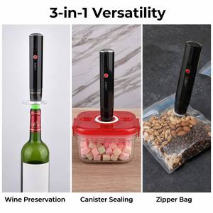 Eastar H5 Scelleuse sous <span class=keywords><strong>vide</strong></span> portable USB rechargeable sans fil pour bouteilles de vin, sacs et cuisine - Product Image 2