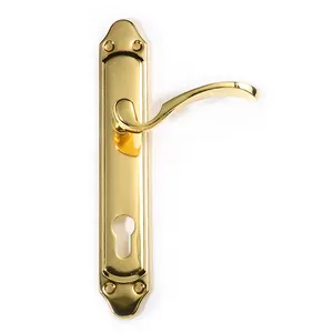 China Big Factory Good Price Golden wooden door lock in india panel lock