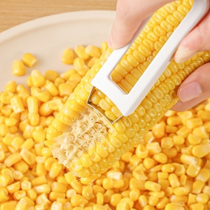 Household Corn Thresher Peeler Corn Stripper Shaver Peeler Stainless Steel Practical Corn Peeler Artifact <b>Kitchen</b> <b>Gadgets</b> - Product Image 4