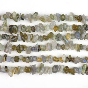 Perles de Labradorite Flash bleue naturelle, <span class=keywords><strong>perle</strong></span> de puces bon marché de 5mm ~ 8mm <span class=keywords><strong>Semi</strong></span>-précieuse irrégulière pour la fabrication de Bracelets de bijoux - Product Image 2