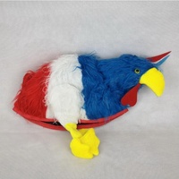 Casquette en polyester pour enfants, motif La Coq Gaulois, pour les fans de football français, idéale comme cadeau