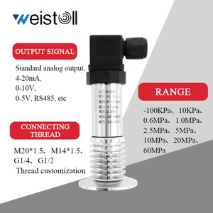 Weistoll Flush Diaphragm Food Grade Milk Beer tank Pressure Level <strong>Sensor</strong> Sanitary 4-20ma Pressure Transmitter - Product Image 3