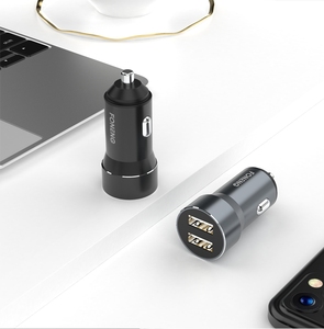 ที่ชาร์จในรถยนต์ Foneng แบบ Dual USB 2.4A ชาร์จเร็ว 2 พอร์ต สำหรับ iPhone - Product Image 2
