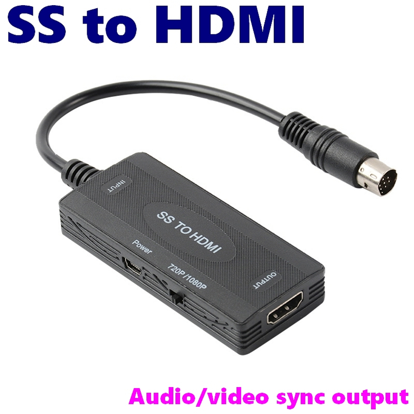 SEGA Saturn vers HDMI --- Noir