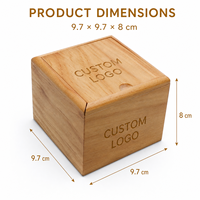 Boîte à montre en bois de pin personnalisée en gros avec couvercle coulissant, insert en velours noir, logo OEM