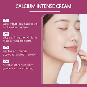 Crème Intense au Calcium Anti-Affaissement, Raffermissante, Améliore l'Élasticité de la Peau, Hydratation Intense, Crème Liftante pour le Visage - Product Image 4