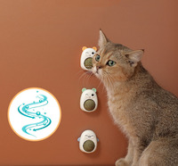 SY2025 Balle de Catnip pour Chat, Fournitures pour Animaux de Compagnie, Balle d'Herbe à Chat pour le Nettoyage des Dents, Jouet Interactif pour Chat, Jouets à la Catnip