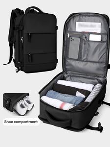 กระเป๋าเป้สะพายหลังอัจฉริยะอเนกประสงค์สำหรับการเดินทางกระเป๋าเป้สะพายหลังสำหรับผู้ชายกระเป๋าเป้เดินทางแล็ปท็อปพร้อมพอร์ตชาร์จ USB - Product Image 4