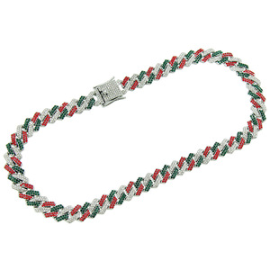 สร้อยคอคิวบาลิงค์ดีไซน์เรียบง่ายสีสันสดใส สไตล์ฮิปฮอป วัสดุโลหะผสม สำหรับผู้ชาย แฟชั่นเครื่องประดับ ขายดีปี 2026 - Product Image 6