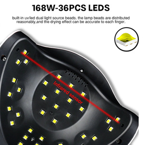 Lámpara UV LED de 186W para Uñas, de Plástico, Portátil, para Uso Doméstico, Precio Bajo por Compra Combinada - Product Image 5