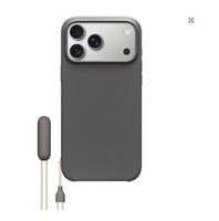 Étui magnétique Original Beat pour iPhone 17 Pro Max compatible MagSafe 17 Pro avec support de lanière et bouton AI magnétique