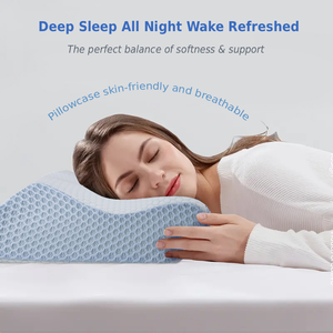 Cuscino Cervicale Anti-Russamento TEXPACK Ergonomico in Memory Foam a Lento Ritorno per Supporto del Collo e Sollievo dal Dolore Personalizzabile OEM/ODM - Product Image 4