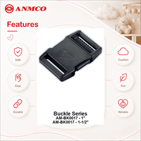 ANMCO Harnais de sécurité personnalisé à 3 points avec boucle de dégagement central pour siège rehausseur pour bébé