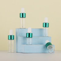 Nouvelle bouteille d'huile essentielle à ouverture par torsion, 1 ml, 2 ml, 3 ml, 4 ml, 5 ml, bouteille en verre personnalisée pour huile essentielle, bouteille d'huile essentielle avec compte-gouttes