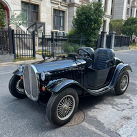 Voiture électrique classique pour l'aventure en plein air, camping, avec batterie au lithium pour adultes, voiturette de golf électrique pour hôtel, mariage, réception de club