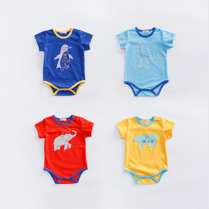 Vêtements pour bébés en velours imprimé en coton biologique importé, vente en gros - Product Image 1
