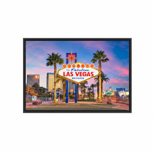 Printed <b>Canvas</b> Artwork: Elegant Landscape View <b>for</b> Home Decor,BLACK <b>FRAMED</b> <b>CANVAS</b> - Product Image 2