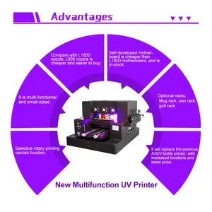 Máy In Colorsun UV Mới Máy In Phun Bán Chạy Máy In Phẳng UV Máy In UV Kỹ Thuật Số Giá Xuất Xưởng - Product Image 4