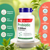 Suplemento Probiótico Shecome Personalizado de 15 Mil Millones de UFC para Hombres y Mujeres, Apoya la Flora Intestinal Saludable, Cápsulas Probióticas Dietéticas