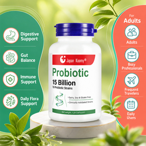 Suplemento Probiótico Personalizado de 15 Mil Millones de UFC para Hombres y Mujeres, Apoya la Flora Intestinal Saludable, Cápsulas Probióticas Dietéticas - Product Image 5