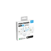 MiLi MiTag Duo pour étui en cuir, traceur GPS intelligent mondial pour téléphone Android et Apple, animaux de compagnie, portefeuille, clés, AirTag, étanche IPX65