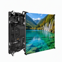 Écran LED COB d'extérieur à contraste élevé 10000:1, location, P1.56 P1.95, armoire 500x500mm, 9.5kg, étanche IP65, mur vidéo de scène