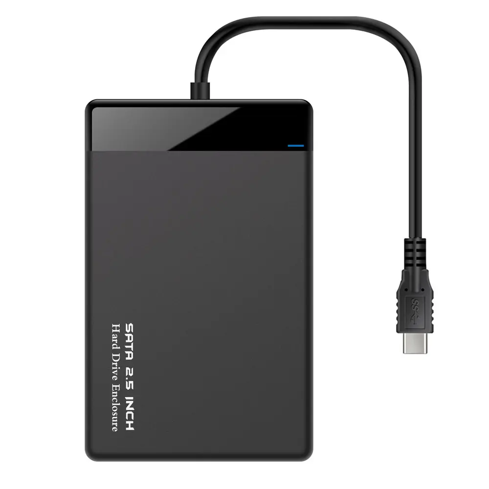 Boîtier de disque dur 2.5 SATA vers USB 3.0 boîtier adaptateur de disque dur pour SSD boîtier de disque dur Type C 3.1 boîtier HD boîtier de disque dur externe