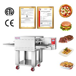 Alta Temperatura 400 ℃   Forno per Pizza <span class=keywords><strong>Margherita</strong></span> Elettrico a Gas con Nastro Trasportatore - Product Image 2
