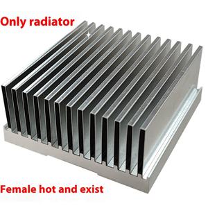 Dissipateur thermique en aluminium CNC personnalisé, alliage 6063 T6, profil extrudé en aluminium anodisé pour dissipateurs thermiques en aluminium - Product Image 2